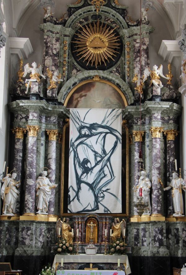 Das Fastentuch in der Dreifaltigkeitskirche